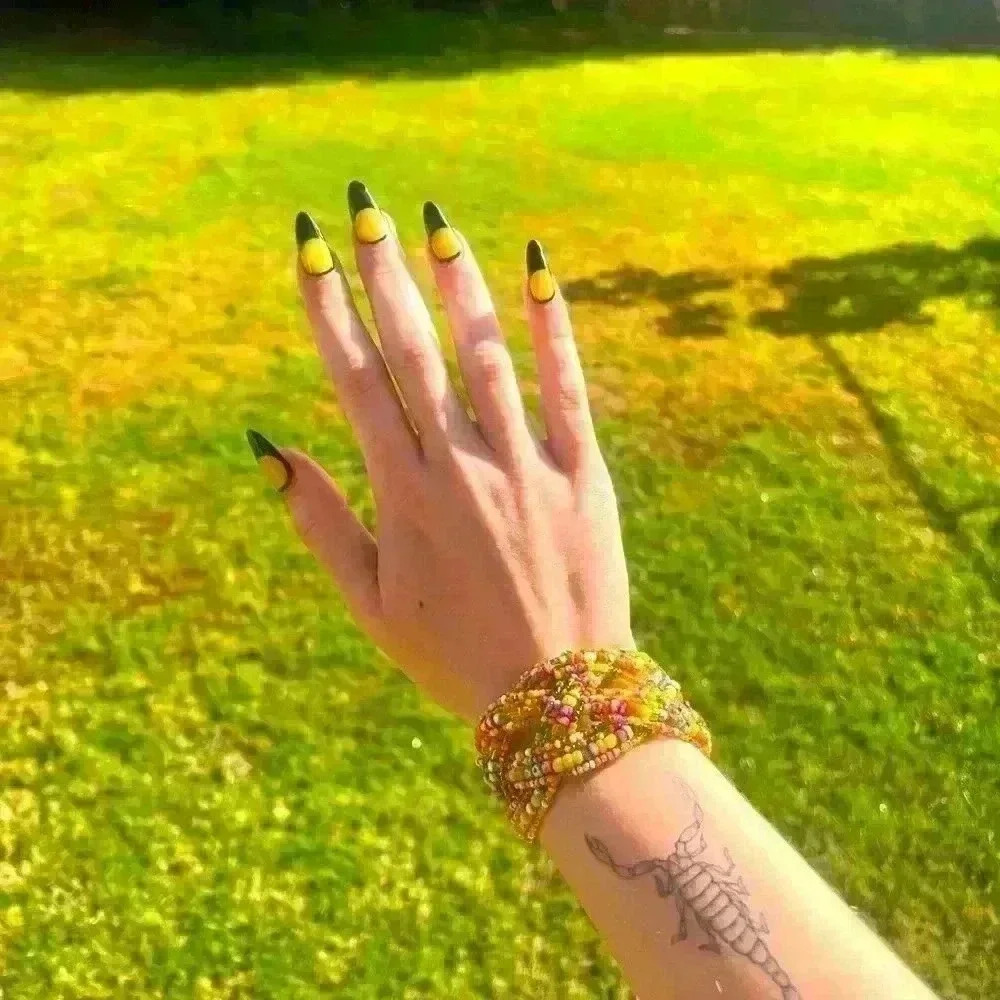 Women’s colorful beaded braided bracelet